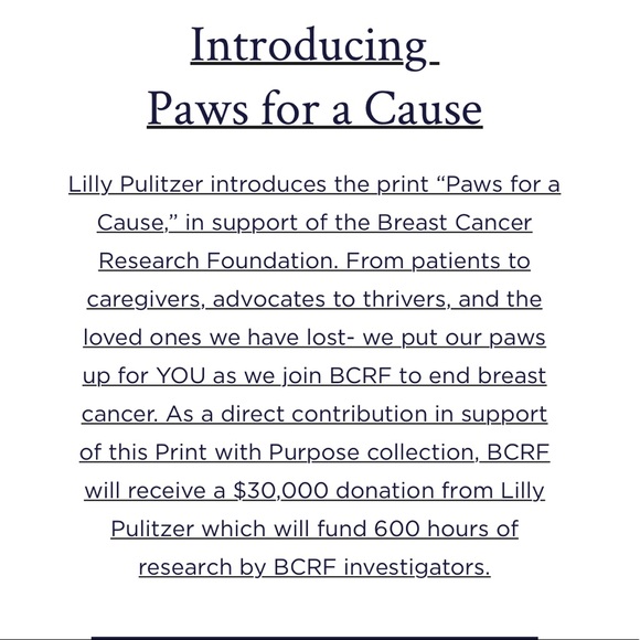 🆕 Lilly Pulitzer Run Around Hat Paws for a Cause - Picture 12 of 14